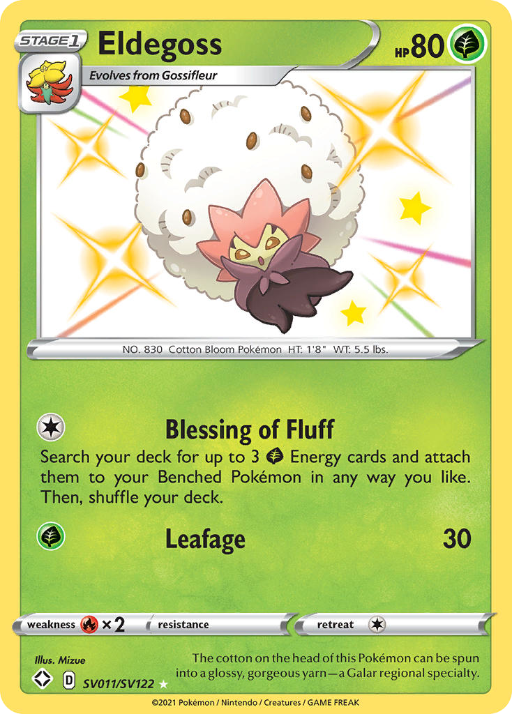 Eldegoss — Shining Fates: Shiny Vault #SV011/SV122