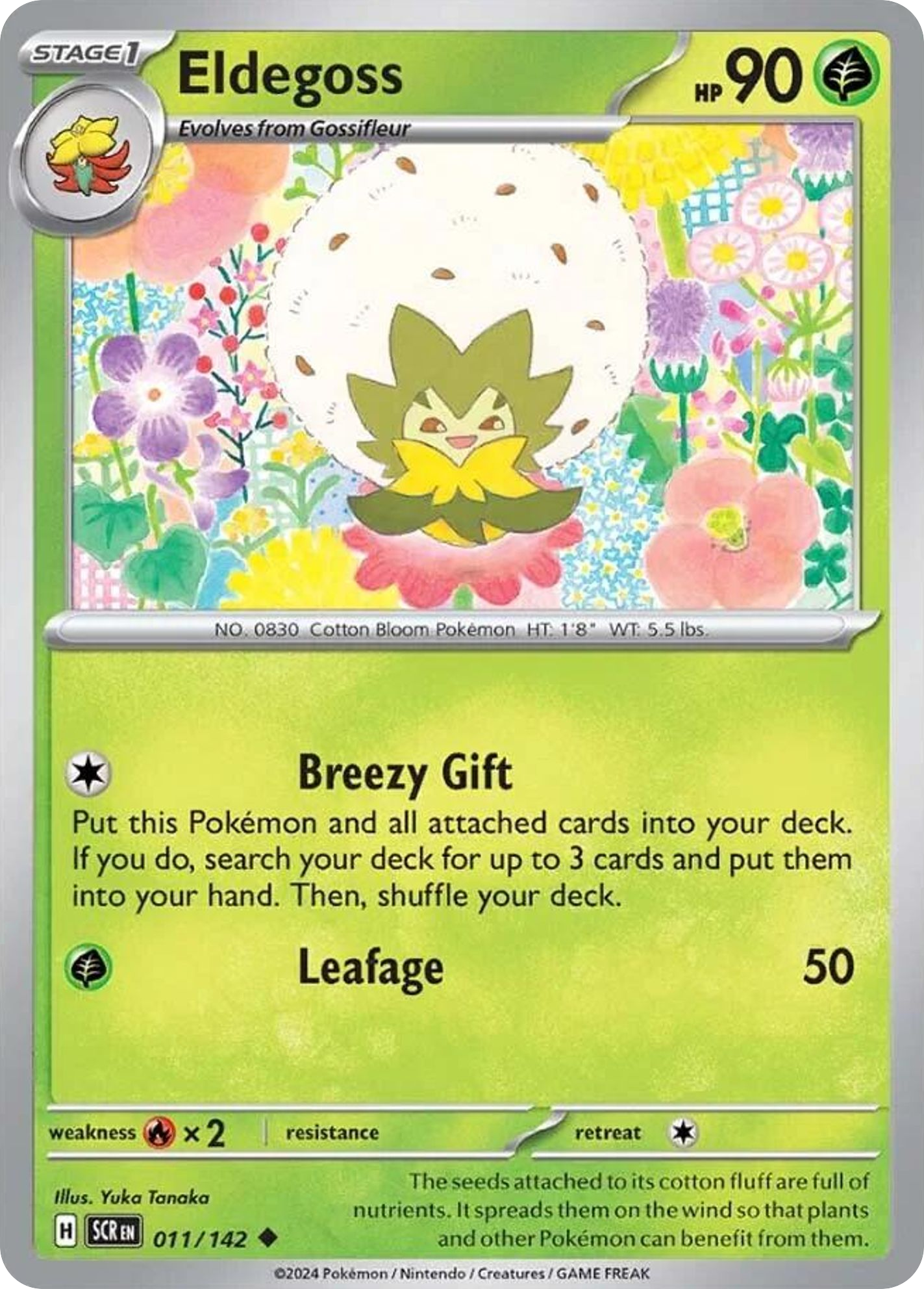 Eldegoss — SV07: Stellar Crown #011/142