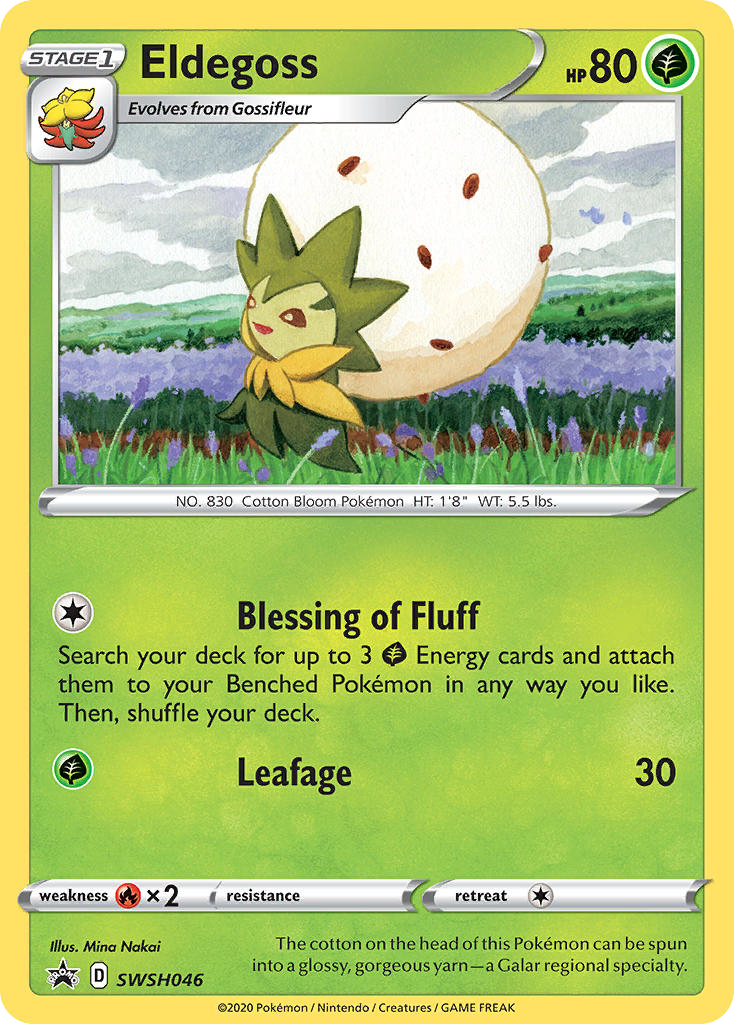 Eldegoss — SWSH: Sword & Shield Promo Cards #SWSH046