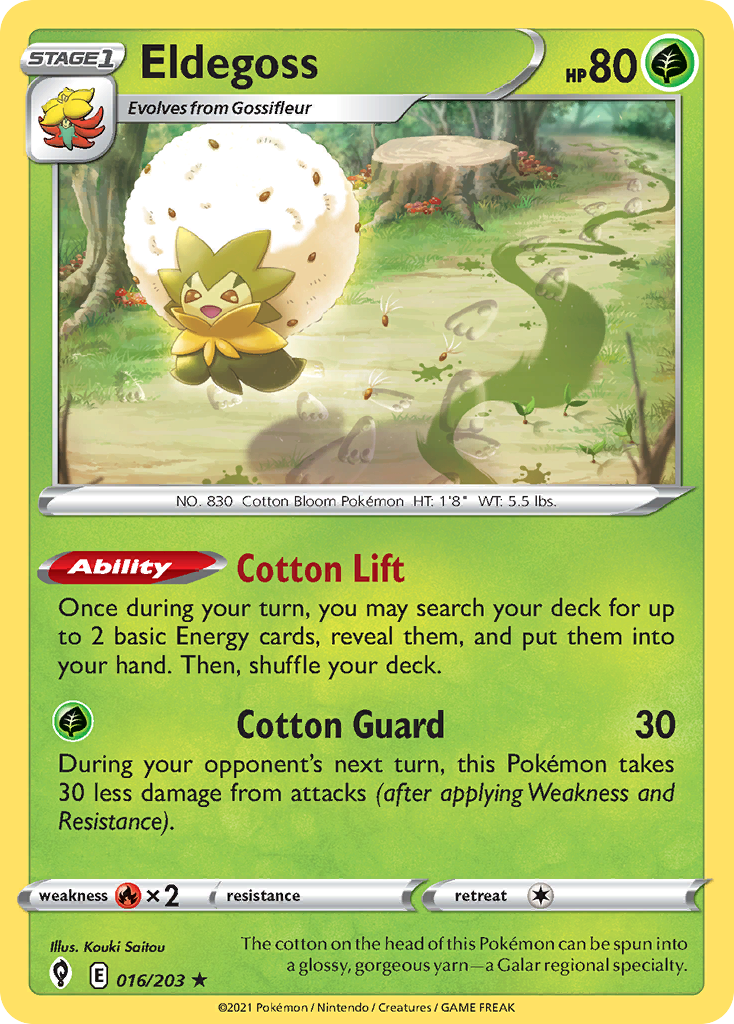 Eldegoss — SWSH07: Evolving Skies #016/203