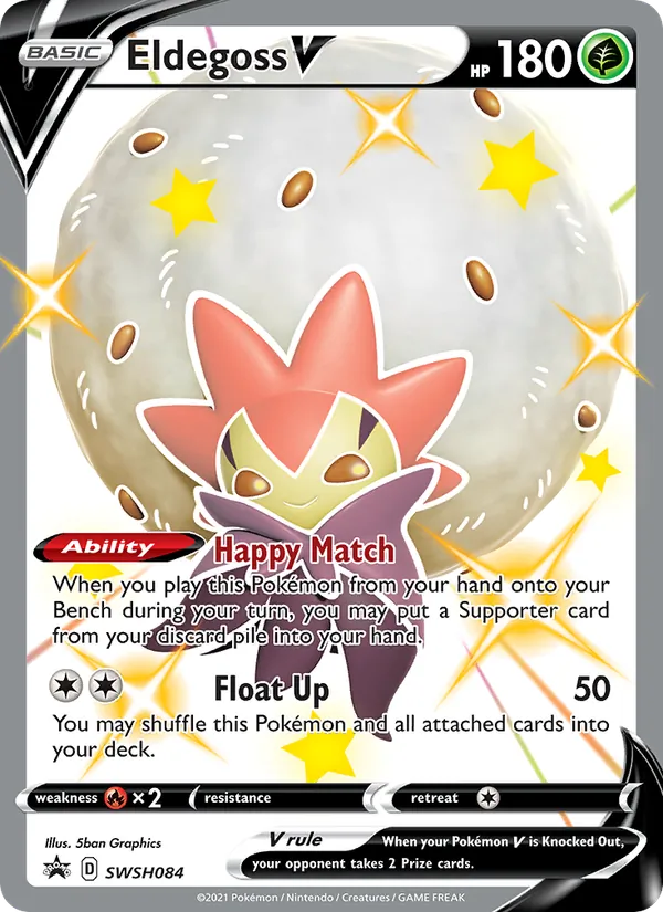 Eldegoss V — Jumbo Cards #SWSH084