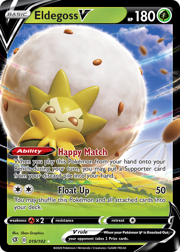 Eldegoss V — SWSH02: Rebel Clash #019/192