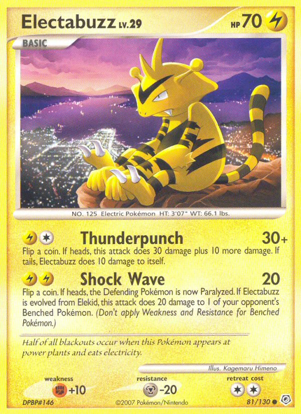 Electabuzz — Diamond and Pearl #81/130