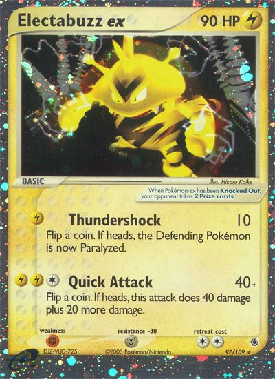 Electabuzz ex — Ruby and Sapphire #97/109