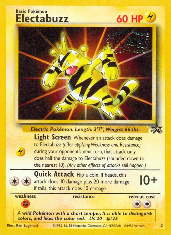Electabuzz (Movie Promo) — WoTC Promo #02/53