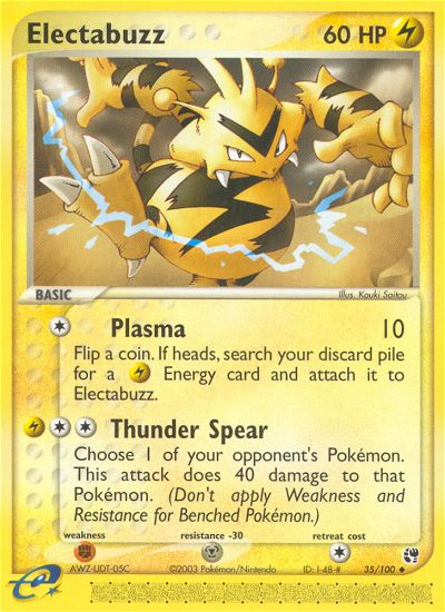 Electabuzz — Sandstorm #35/100