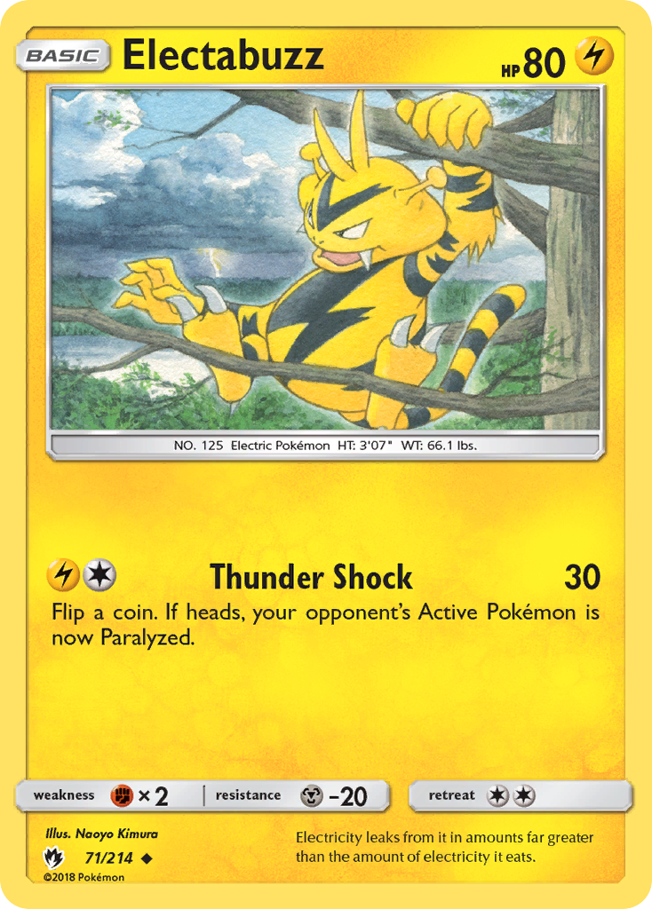 Electabuzz — SM - Lost Thunder #71/214