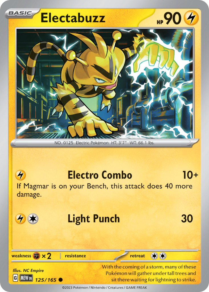 Electabuzz — SV: Scarlet & Violet 151 #125/165