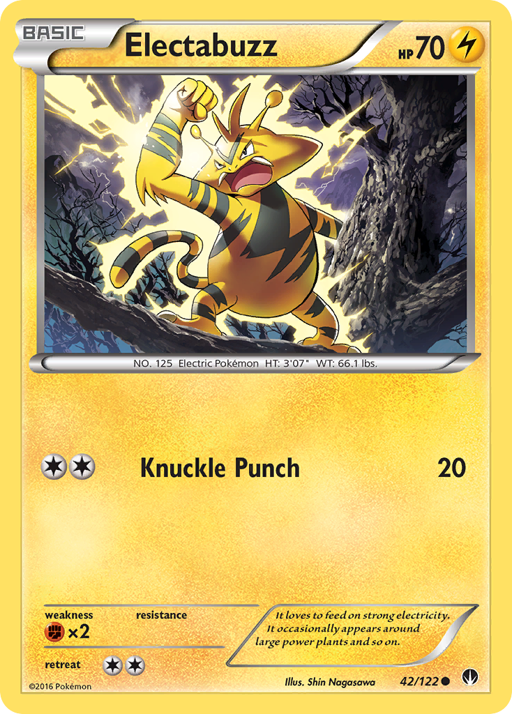 Electabuzz — XY - BREAKpoint #42/122