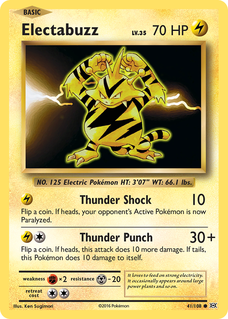 Electabuzz — XY - Evolutions #41/108