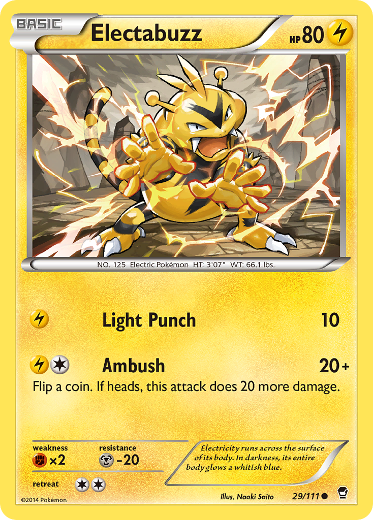 Electabuzz — XY - Furious Fists #29/111