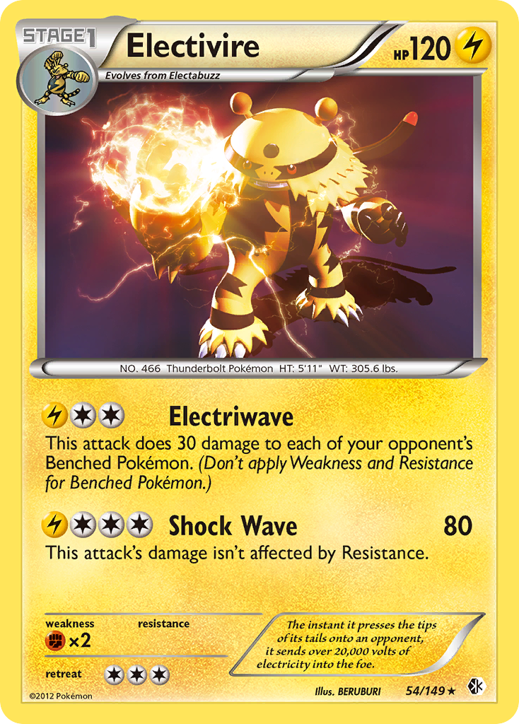 Electivire — Boundaries Crossed #54/149