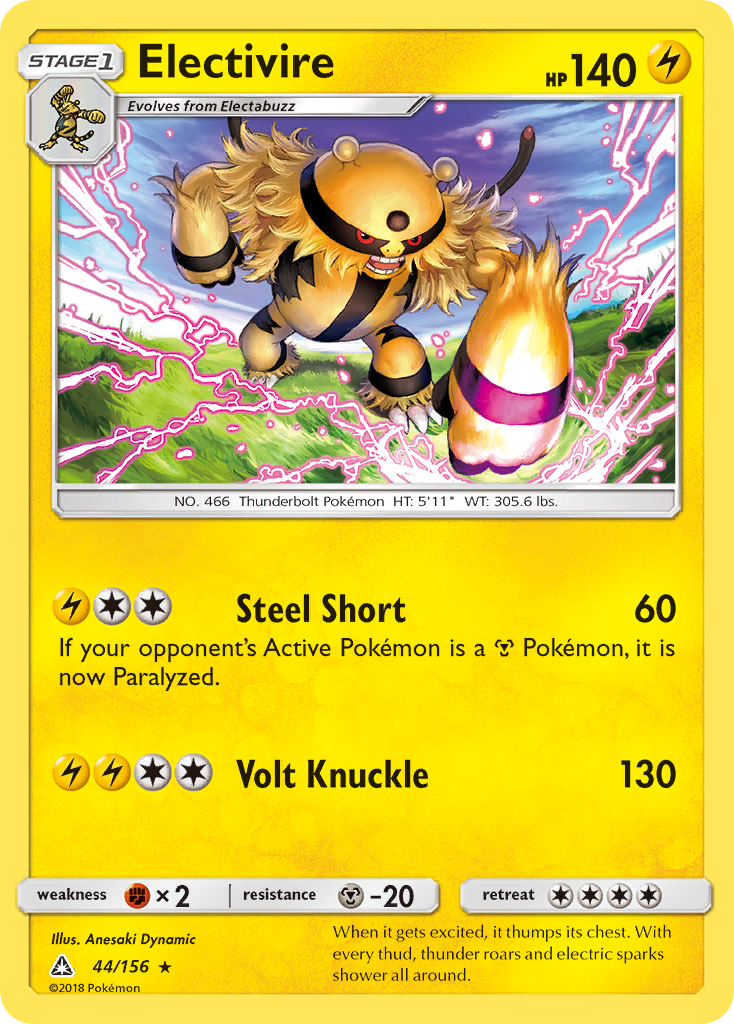 Electivire — SM - Ultra Prism #44/156