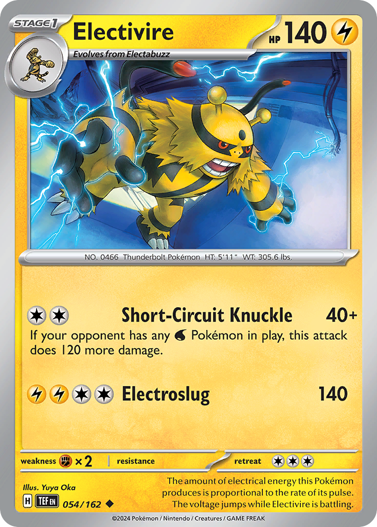 Electivire — SV05: Temporal Forces #054/162