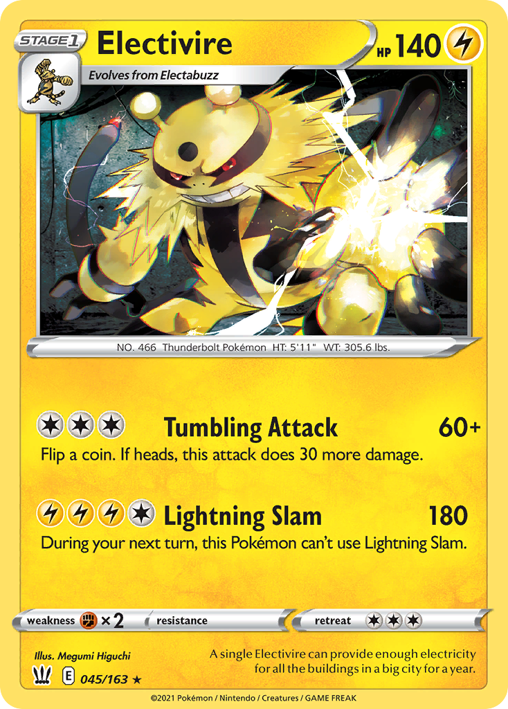 Electivire — SWSH05: Battle Styles #045/163