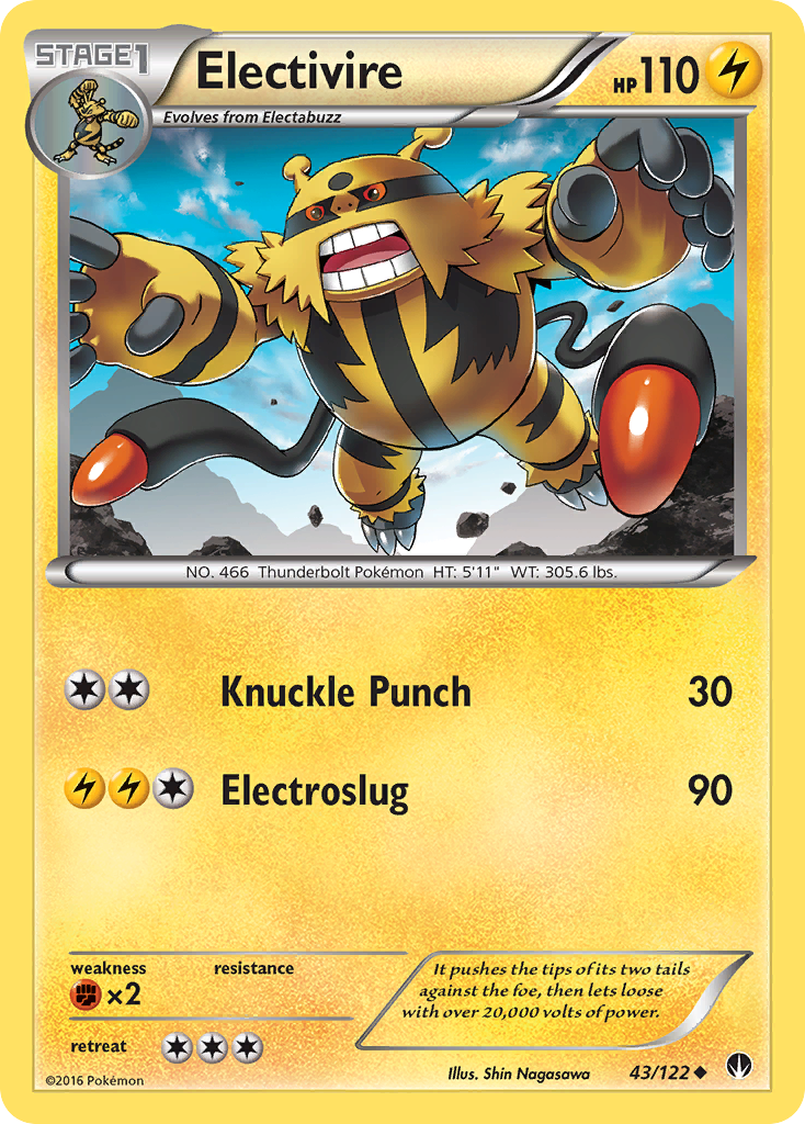 Electivire — XY - BREAKpoint #43/122