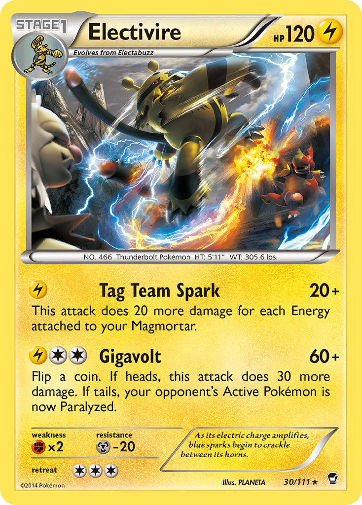 Electivire — XY - Furious Fists #30/111