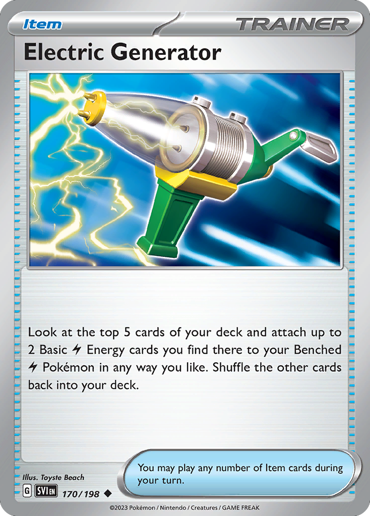 Electric Generator — Prize Pack Series Cards #170/198