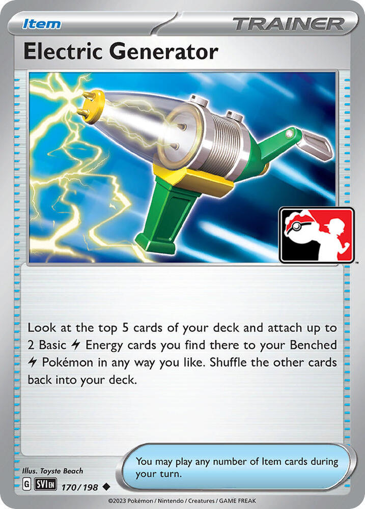 Electric Generator — Prize Pack Series Cards #170/198