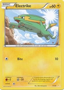 Electrike (28) — XY Trainer Kit: Pikachu Libre & Suicune #28/30