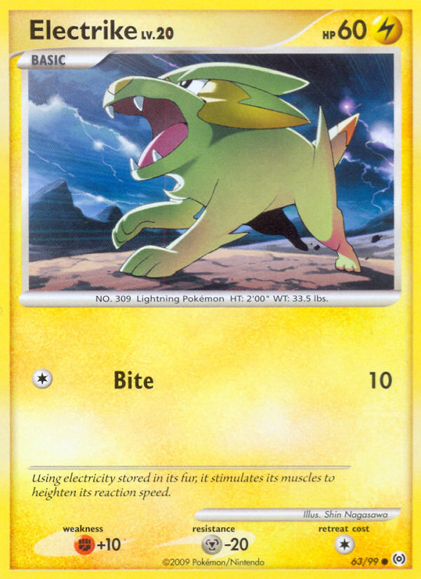 Electrike (63) — Arceus #63/99