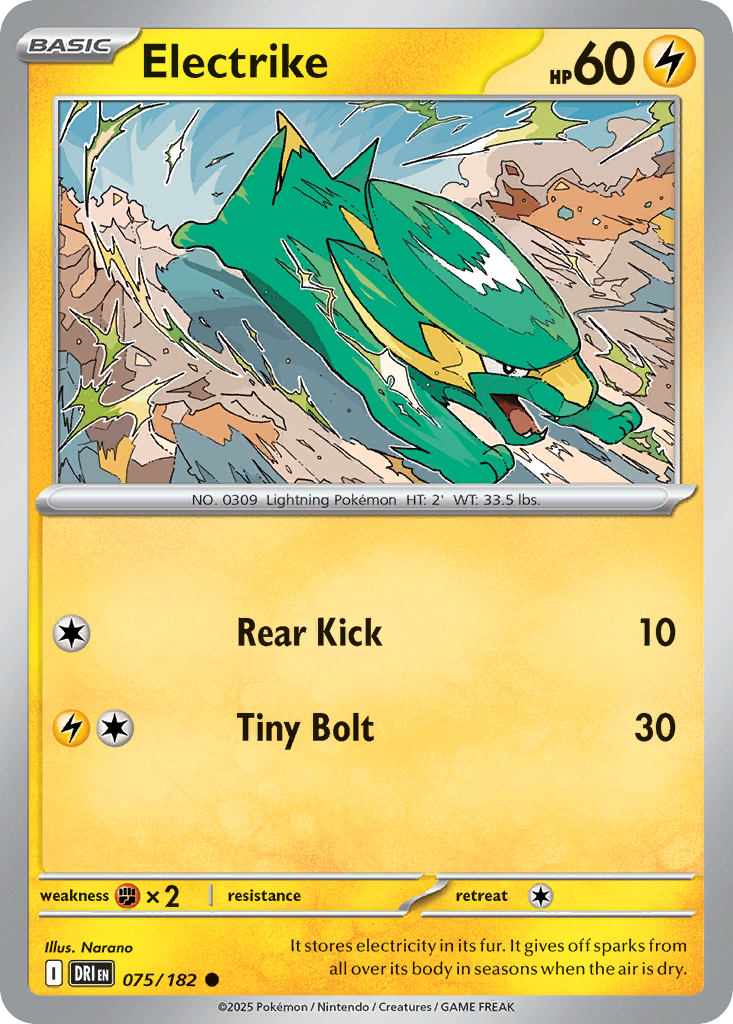 Electrike — SV10: Destined Rivals #075/182
