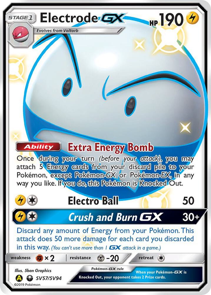 Electrode GX — Hidden Fates: Shiny Vault #SV57/SV94