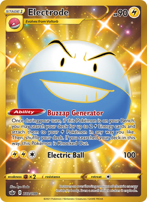 Electrode (Secret) — SWSH06: Chilling Reign #222/198