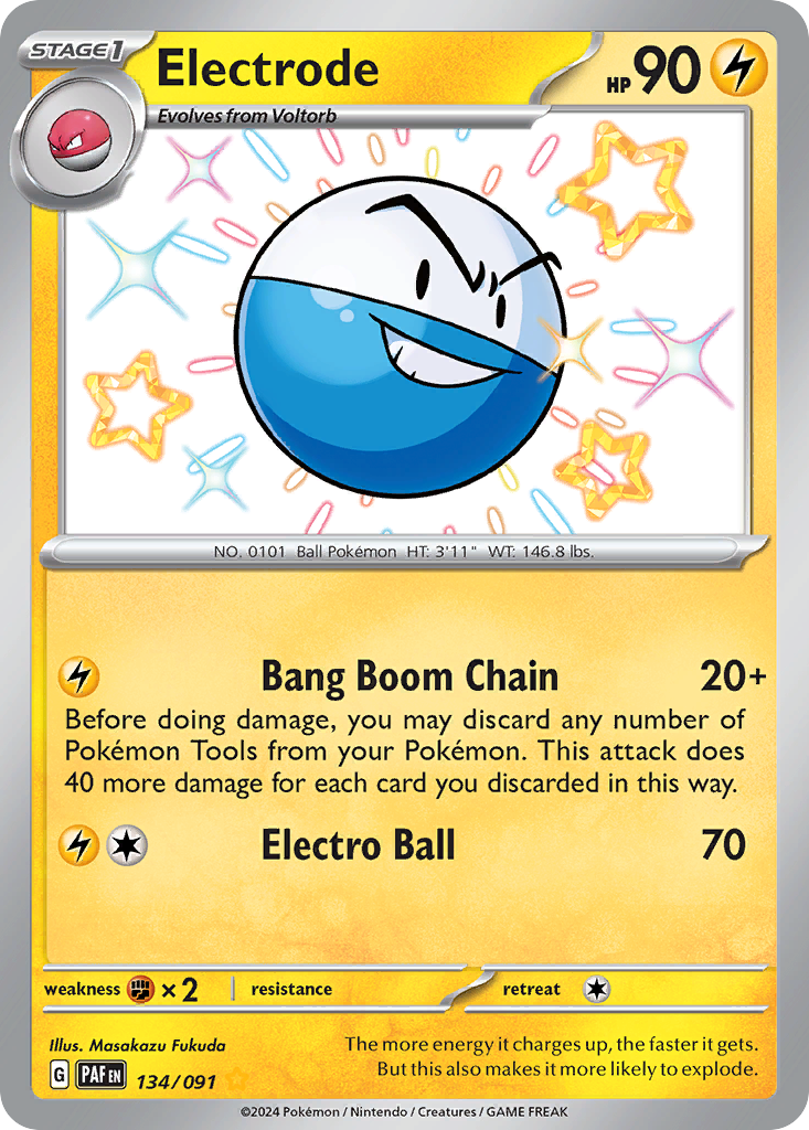 Electrode — SV: Paldean Fates #134/091