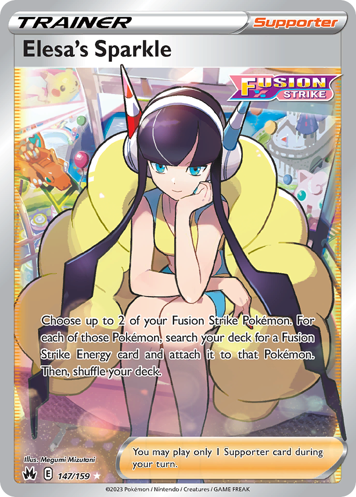Elesa's Sparkle (Full Art) — SWSH: Crown Zenith #147/159