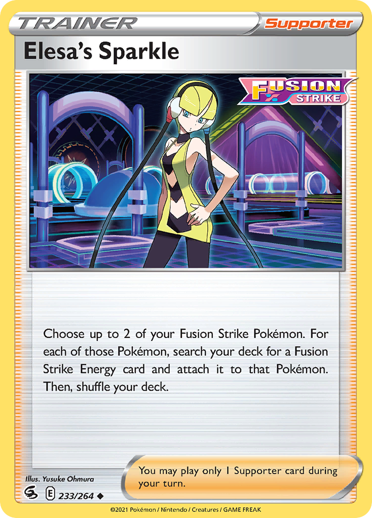 Elesa's Sparkle — SWSH08: Fusion Strike #233/264