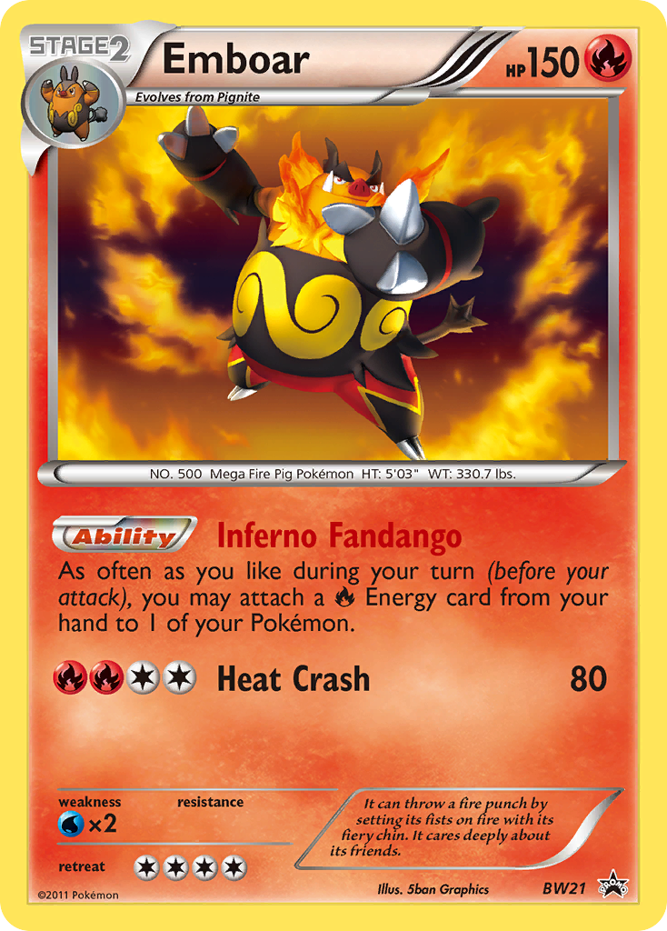 Emboar — Black and White Promos #BW21