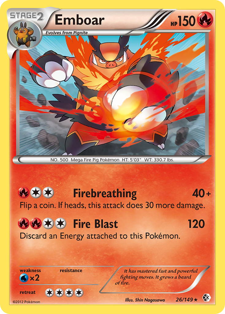 Emboar — Blister Exclusives #026/149