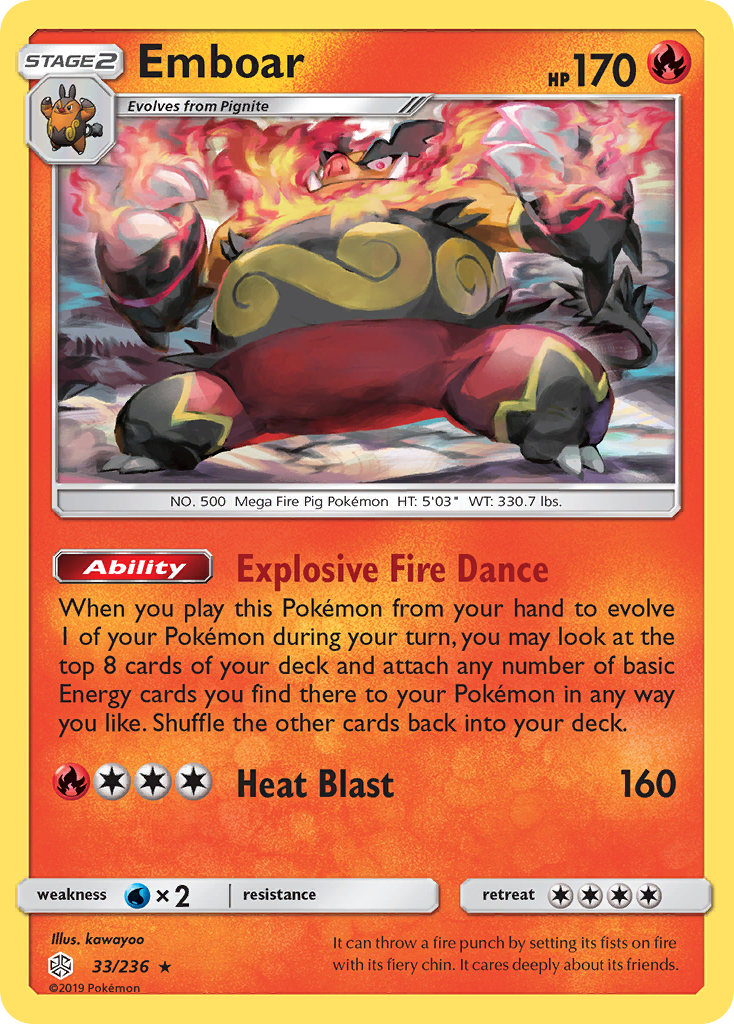 Emboar — SM - Cosmic Eclipse #33/236