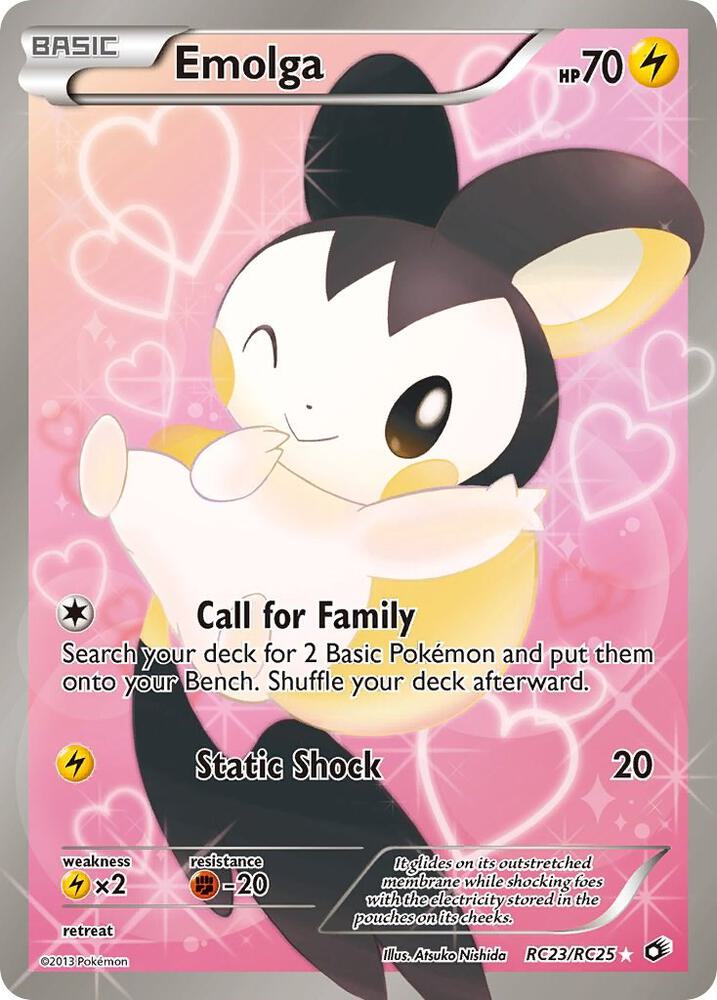 Emolga (Full Art) — Legendary Treasures: Radiant Collection #RC23/RC25