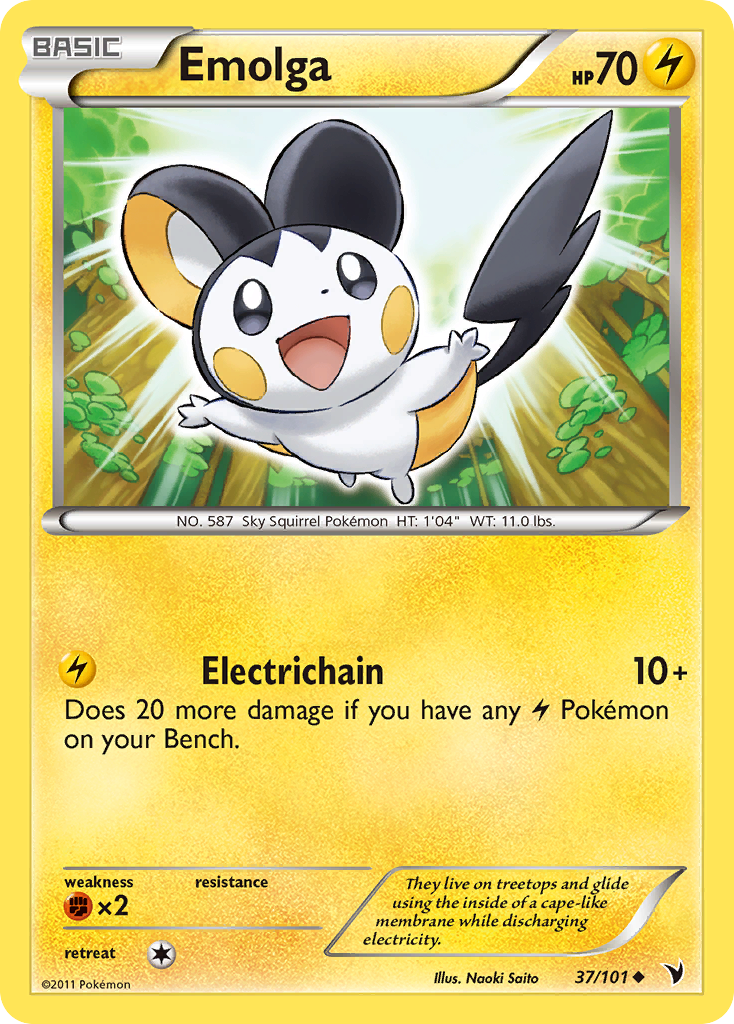 Emolga — Noble Victories #37/101