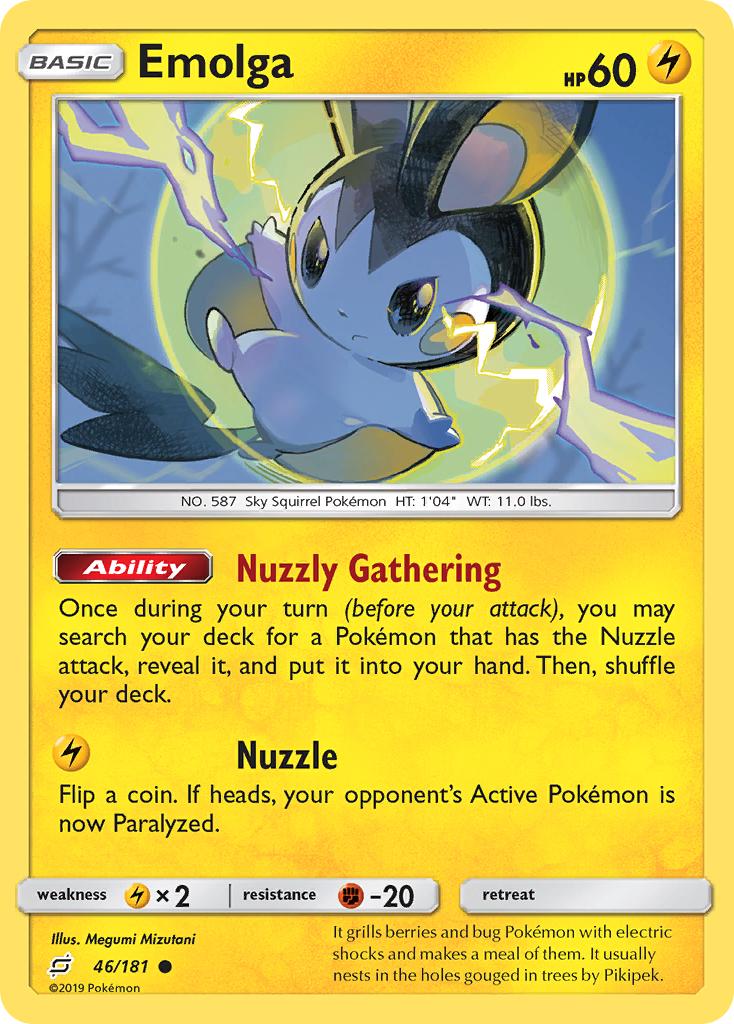 Emolga — SM - Team Up #46/181