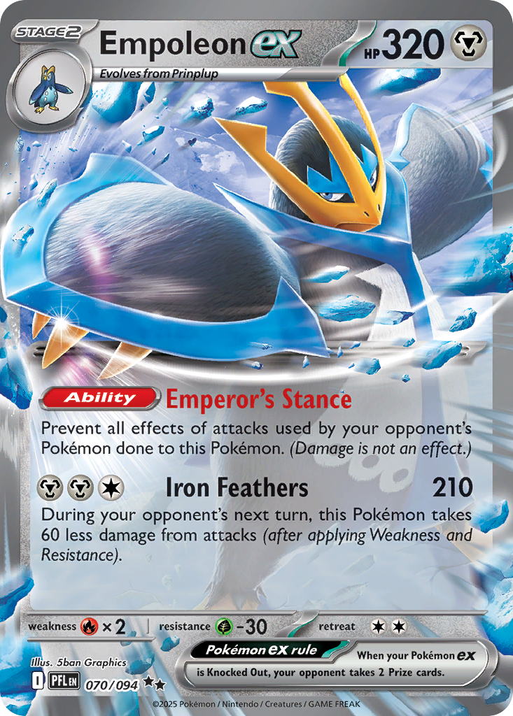 Empoleon ex — ME02: Phantasmal Flames #070/094