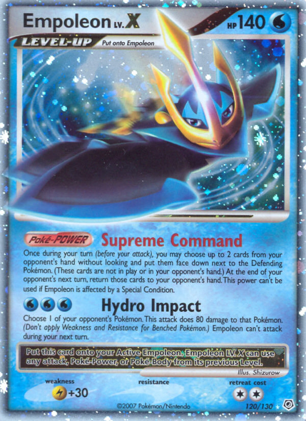 Empoleon LV.X — Diamond and Pearl #120/130