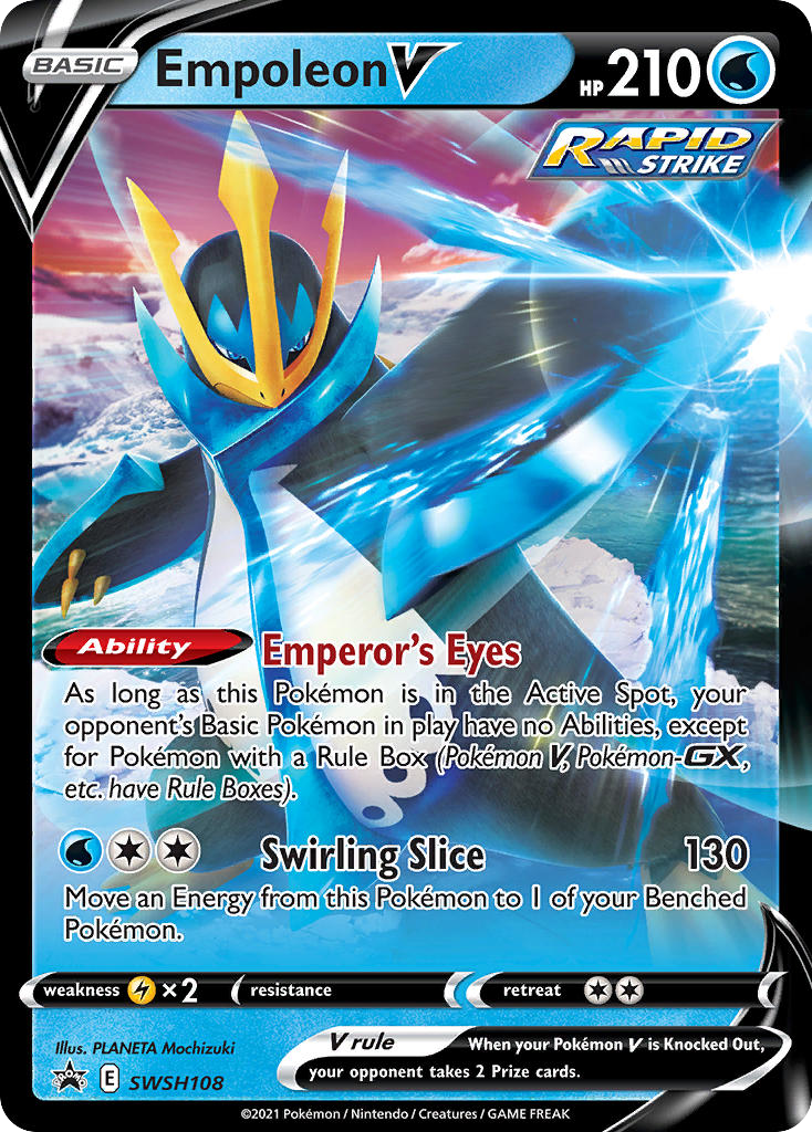 Empoleon V — SWSH: Sword & Shield Promo Cards #SWSH108