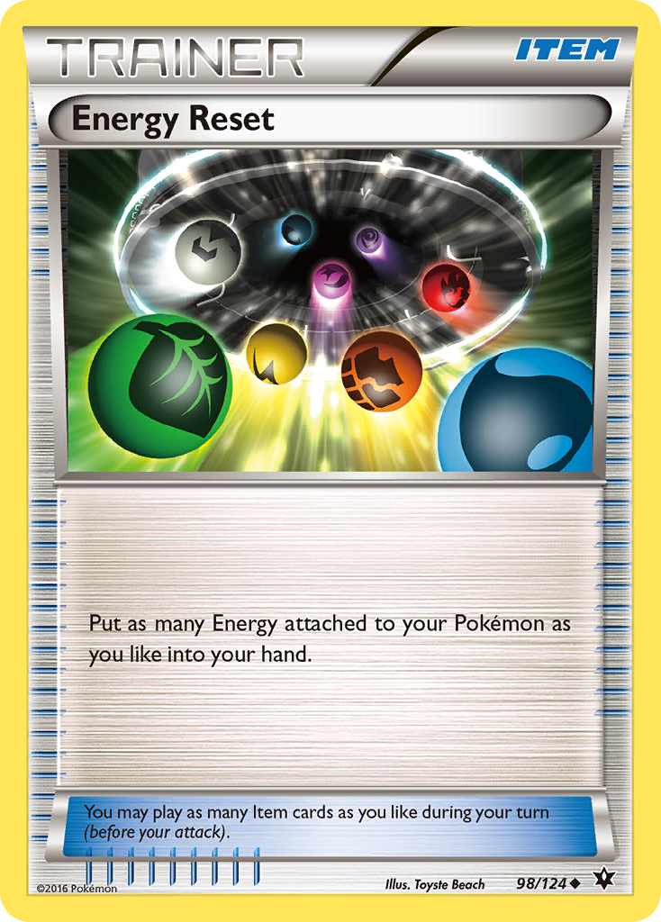 Energy Reset — XY - Fates Collide #98/124