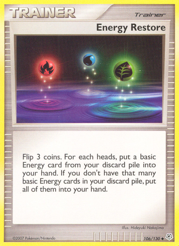 Energy Restore — Diamond and Pearl #106/130