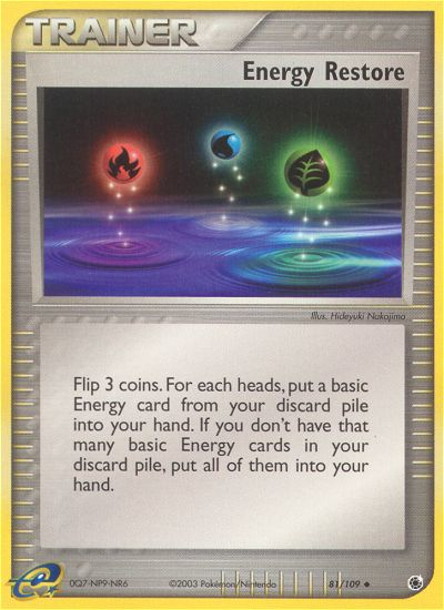Energy Restore — Ruby and Sapphire #81/109