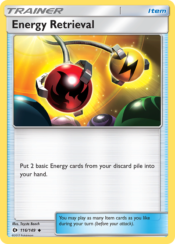 Energy Retrieval — SM Base Set #116/149