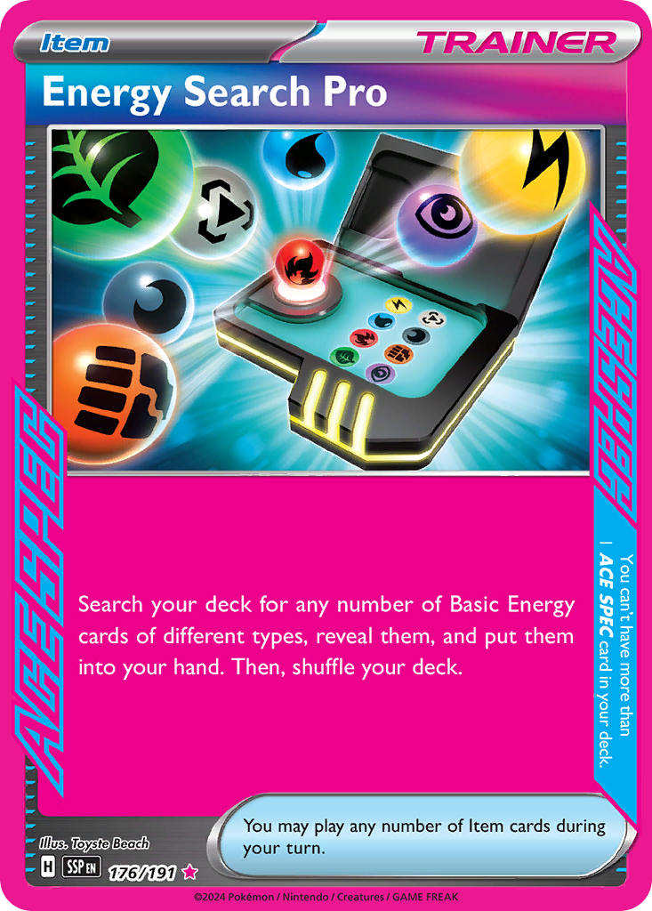 Energy Search Pro — Prize Pack Series Cards #176/191