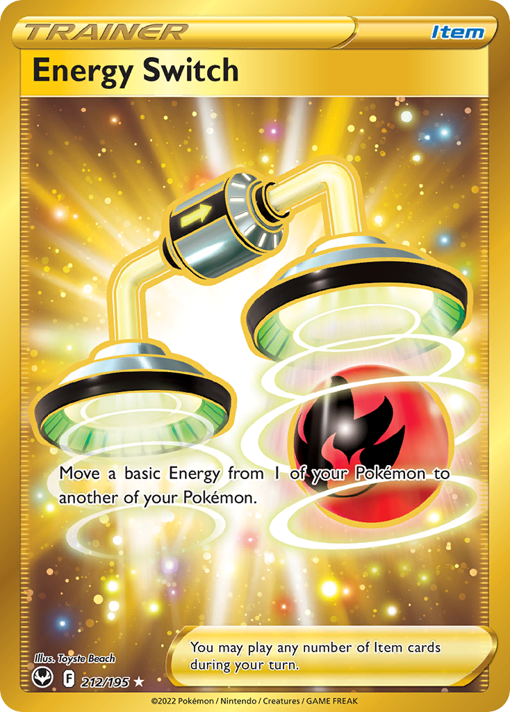 Energy Switch (Secret) — SWSH12: Silver Tempest #212/195