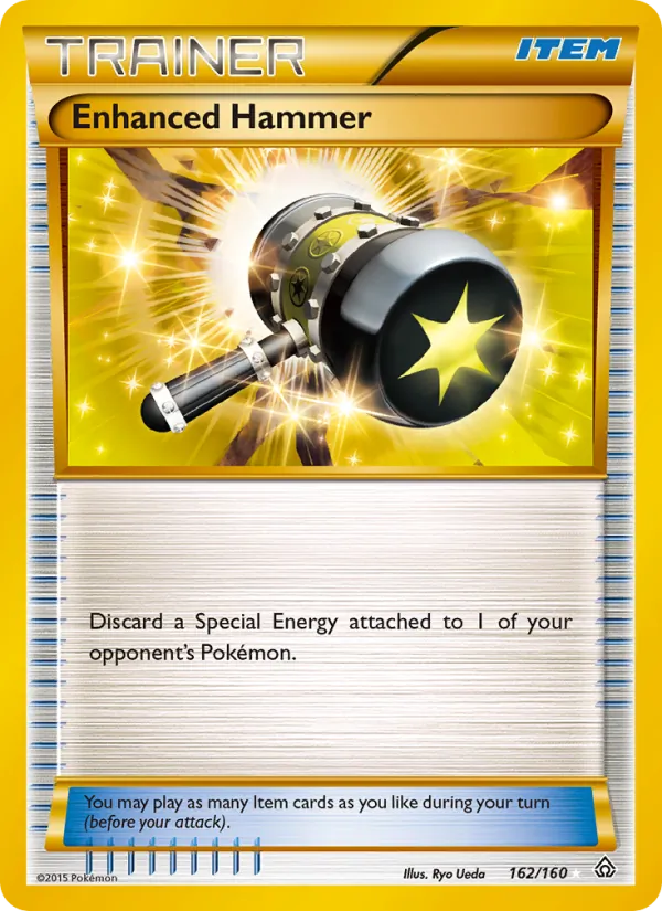 Enhanced Hammer (162 Secret Rare) — XY - Primal Clash #162/160