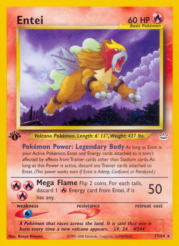 Entei (17) — Neo Revelation #17/64
