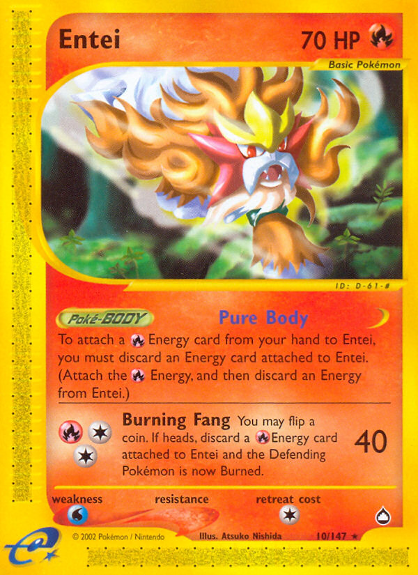 Entei — Aquapolis #010/147