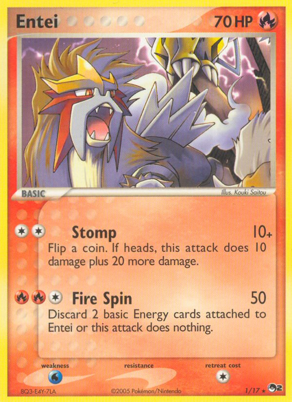 Entei — POP Series 2 #001/017